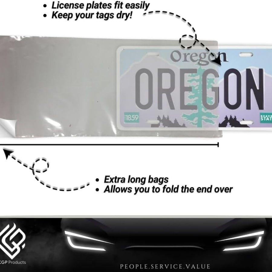 Temporary Tag Plastic Bags (100 per Pack) 1