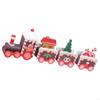 Seasonal Wooden Toy Train Decorative Accent For Christmas Displays And Childrens Room Storage Home Decoration HX6C
