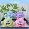 Cute And Quirky Three Eyed Plush Monster Keychain Plush Toy Adorable Bag Charm