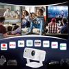 Germany 2026 1080P 360° Rotating Projector with Stand, 4K Wall Projection for Home Parties