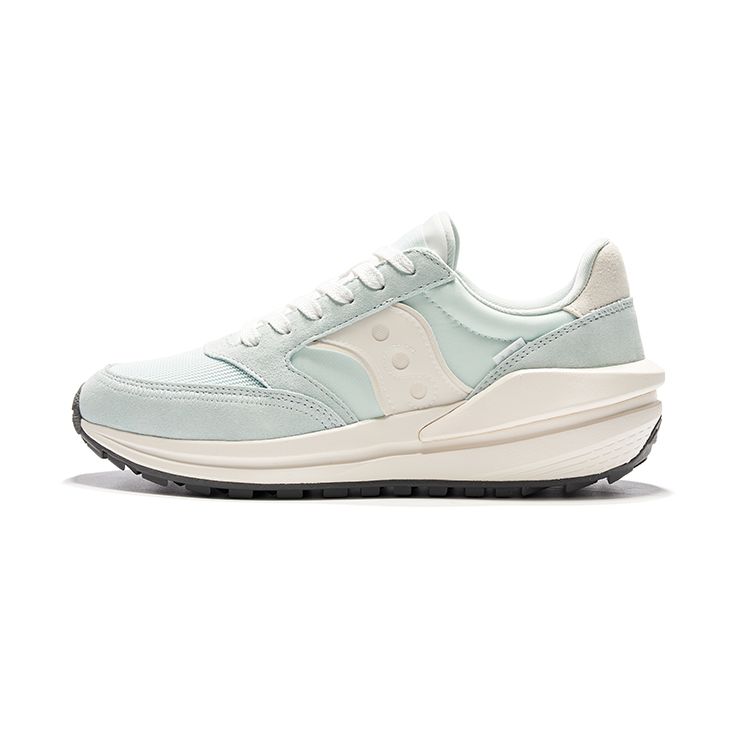 SAUCONY Jazz Renew Comfortable Versatile Retro Shock Absorbing Durable Low Top Lifestyle Casual Shoes Unisex Sneaker Light-Blue S79040-9