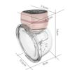 Wearable Breast Pump Hands Free Strong Suction Discreet Collection Cup Touch Control Milk Extractor