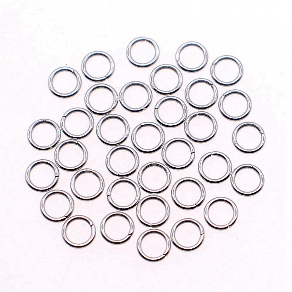Stainless Steel Closed Rings Split Rings Bulk Connectors For DIY Projects