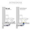 LANGZHIWEN Silicone Toilet Base Sealing Ring