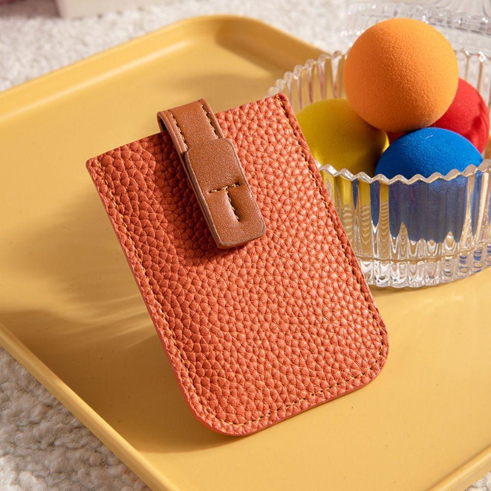 

Ламінований Прихований Міні Гаманець для Карток Висувна Застібка Шкіряні Гаманці Модний Тримач для ID-карток Жіночий