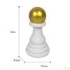 2pcs Chess Pieces Statue Sculpture Collectible Figurine Resin Crafts Home Decoration Contemporary