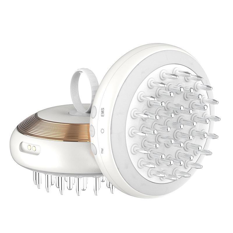 Cross-border EMS Microcurrent Hair Growth Comb & Scalp Massager with Applicator