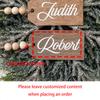 Personalized 3Pcs Wooden Stocking Tag Christmas Stocking Name Tags Farmhouse Present Tags Farmhouse Xmas Fireplace Tree Decor