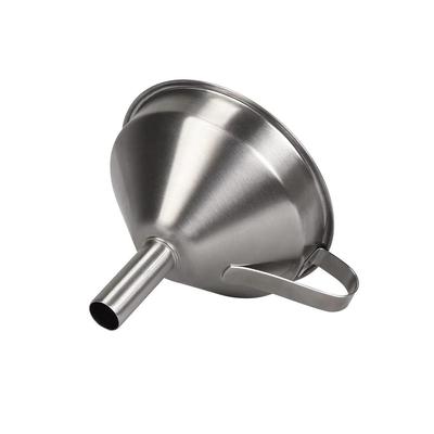 Edelstahl Trichter Küche Öl Flüssigkeit Metalltrichter mit Abnehmbarem Filter Weithals Trichter zum Einmachen Küchenwerkzeuge