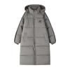 Newest Warm Cotton Jacket for Students - Long Length Korean Style Loose Three-Line Puffer Coat Oversized Outerwear