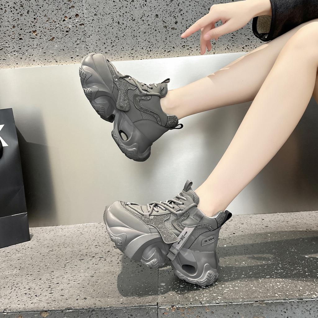 Daddy Shoes Women's Autumn Breathable Versatile Daddy Shoes Student Sports Casual Shoes