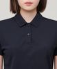 MUSINSA STANDARD WOMAN [Cooltandard] Women'S Crop Pique Polo Shirt [Navy]