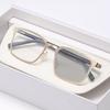 High Definition Photochromic Myopia Glasses Square Full-Frame Business Ultra-Lightweight Eyewear Minus Diopter 0 To -4.0