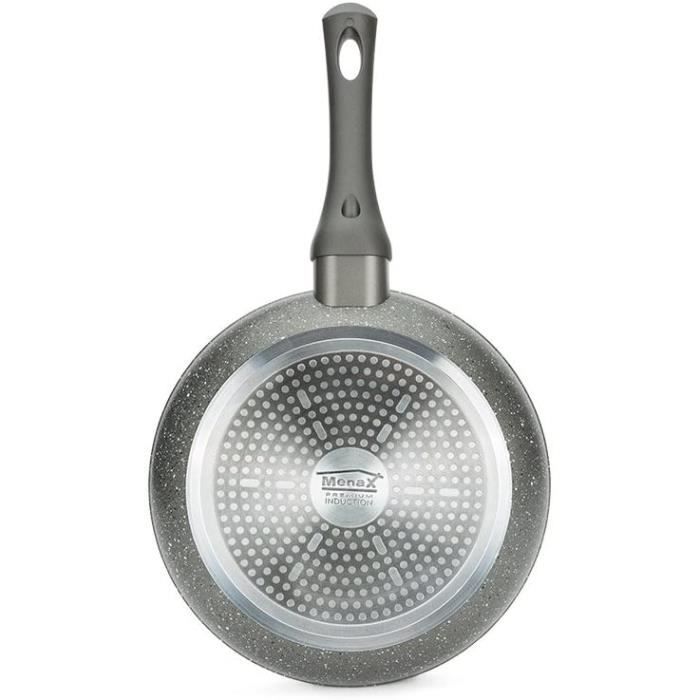 Poêle à frire - menax - focus - aluminium forgé - 5 couches antiadhésives - 18 cm
