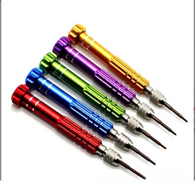 Mini Śrubokręt Zestaw do naprawy iPhone DIY Telefon komórkowy Otwieranie Narzędzia do naprawy Zestaw 5 w 1 Stop Aluminium Mini Śrubokręt narzędzia mobilne