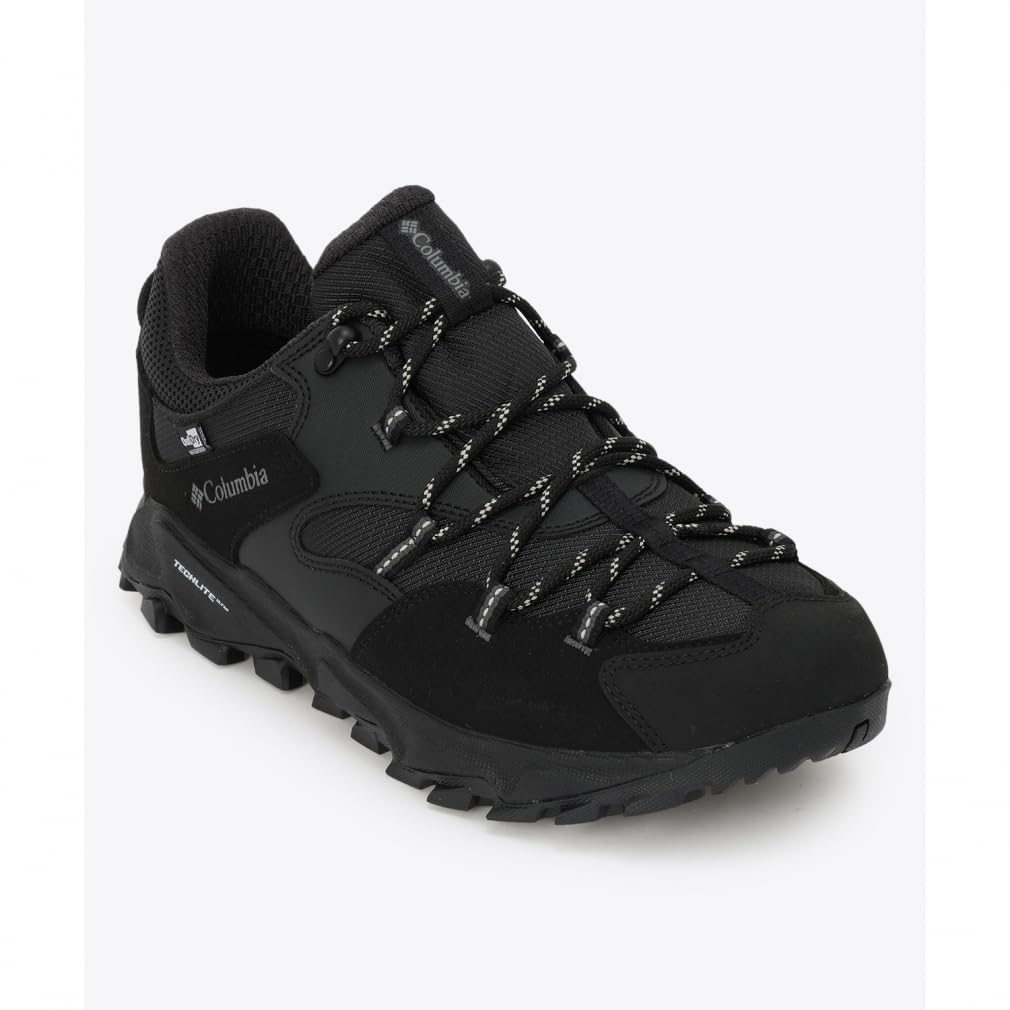 Columbia Saber Six Low Outdry Wide Hiking Size YI0238 Shoes, Men's, 25.0cm, Black, Dove,