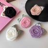 Sweet Versatile Mesh Flower Hair Clip For Woman Girls Elegant Temperament Rose Shark Clip Fashion Hair Accessories Gifts