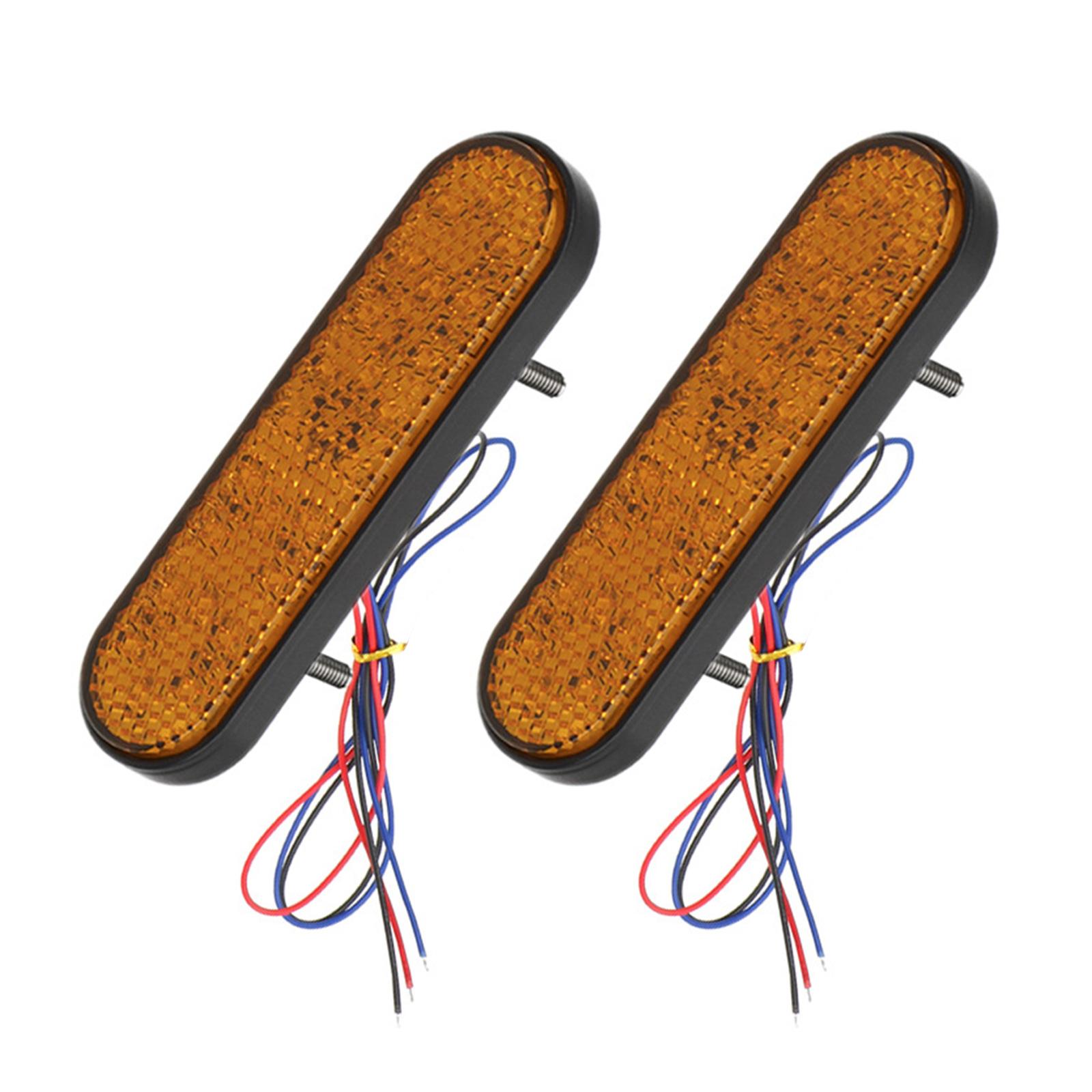 

Овальный фонарь для прицепа 24 светодиодных стоп-сигнала с отражателем 12-24 В, боковые габаритные фонари для прицепа