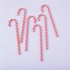 24/6PCS Mini Candy Canes Miniature Christmas Tree Decor Peppermint Swirls Pendant DIY Scrapbook Craft Gift Home Party Navidad