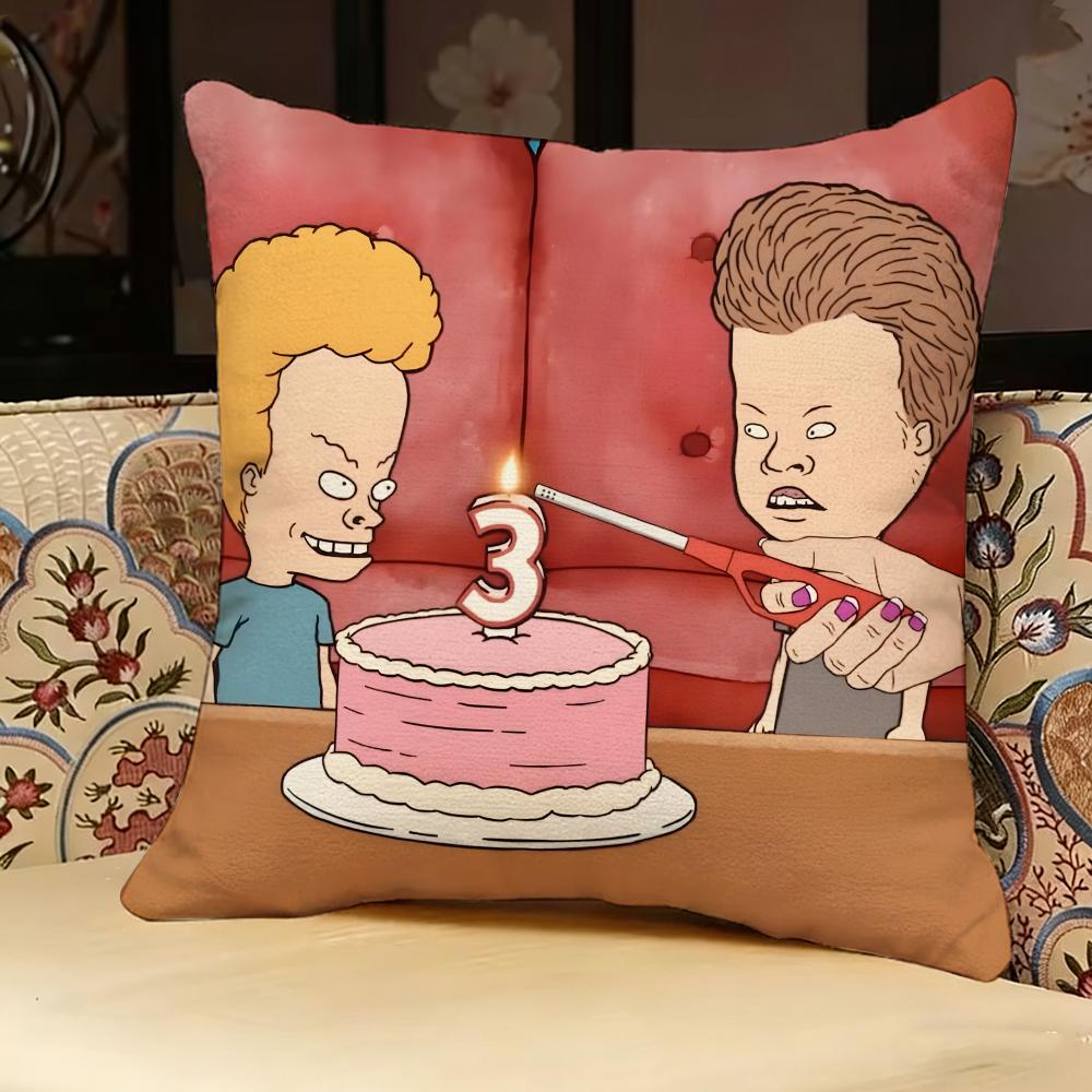 Beavis Und Butt-Head Kissenbezug Kissenbezug, Zweiseitig Bedruckt, Sofakissen, Schlafzimmer Kopfteilkissen