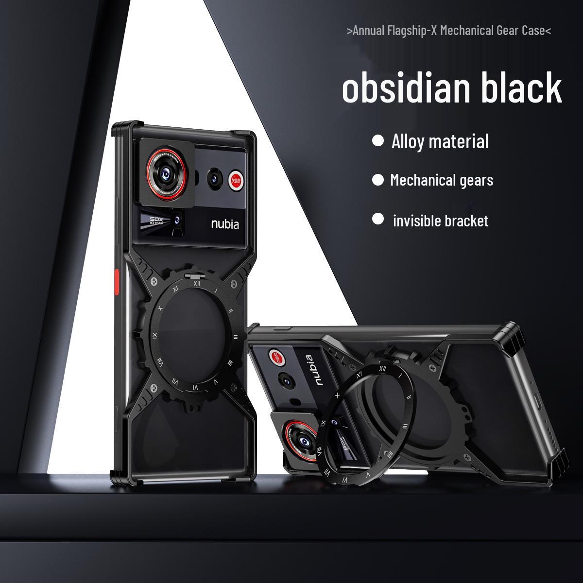 

Nubia Z80 Ultra Metal Rotating Bracket Case for Z70 Ultra - Drop-Proof & Heat Dissipation Nubia Z70 Ultra/Z70S Ultra