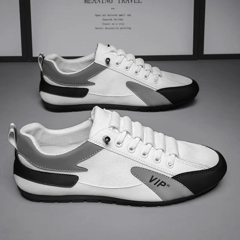 Men's Casual Shoes Korean Summer Men's Flat Loafers Lightweight Soft Bottom Non-slip Men's Shoes Slip On Loafers Canvas Shoes