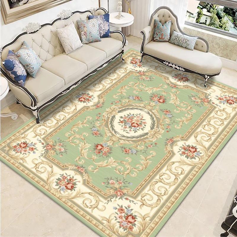 Ethnic Style Carpet Retro Persian Style Living Room Sofa Floor Mat Homestay Carpet Entrance Doormat