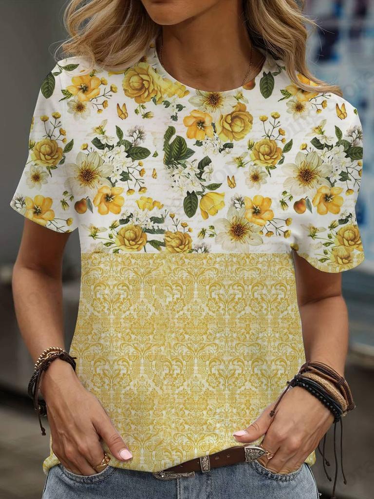 Sea Beach Women T Shirt 3D Animal Flamingo Printed T-shirt Women Fashion Casual Oversized Short Sleeve T Shirt Vocation Tops Tee