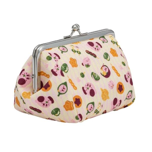 Kirby of the Stars Nadýchaná japonská kolekce Chirimen Kirby a japonské sladkosti (4) Chirimenová peněženka se zapínáním