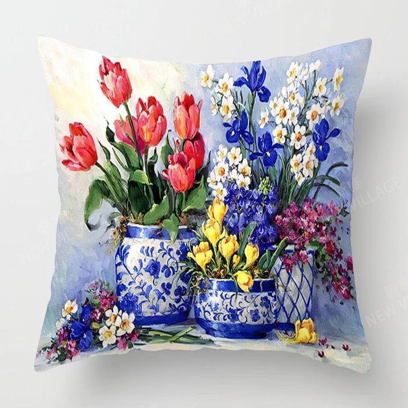 Home Living Room Decoration Cushion Covers Short Plush Throw Pillow Cover45*45 Pillowcase 40x40cm 50x50 45x45