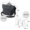 HAKUBA Brašna na fotoaparát Chululu Renew Flap Shoulder Bag M Černá Udržitelná taška vyrobená z recyklovaných materiálů Ležérní design ideální do města