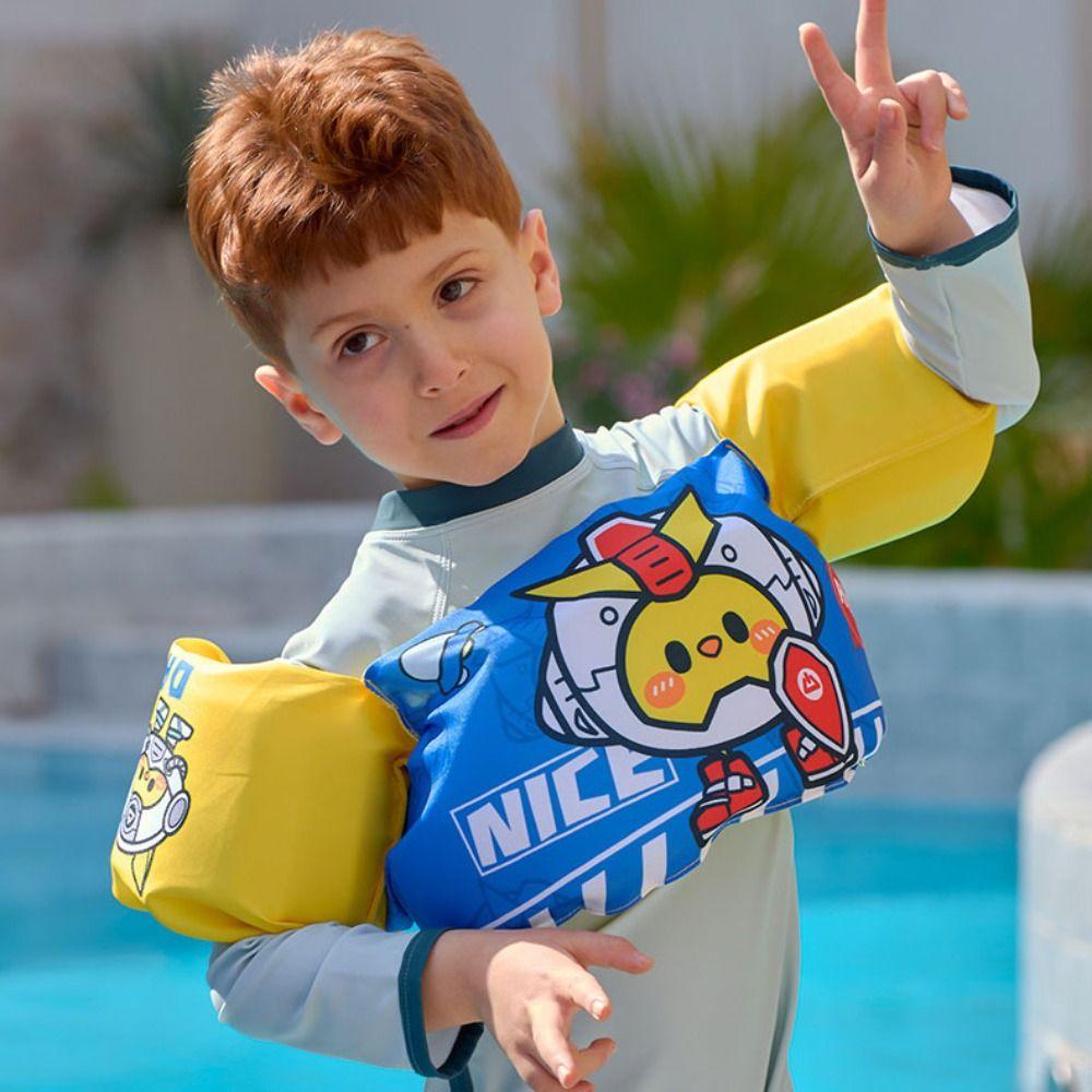 

Anti Rollover Child Buoyancy Vest Adjustable Swimming Vest Child Float Arm Sleeve Water Play фіолетовий