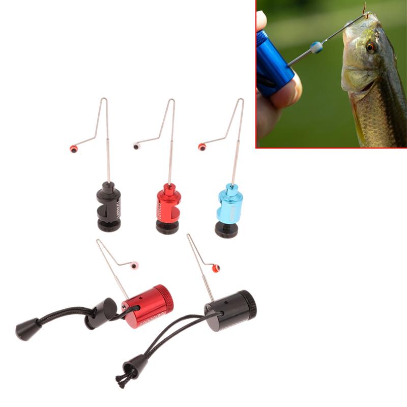 Fishing Line Extrusion Bait Feeder Metal Fishing Hook Extractor For Small Objects Squeezer Hook Remover Fishing Gear