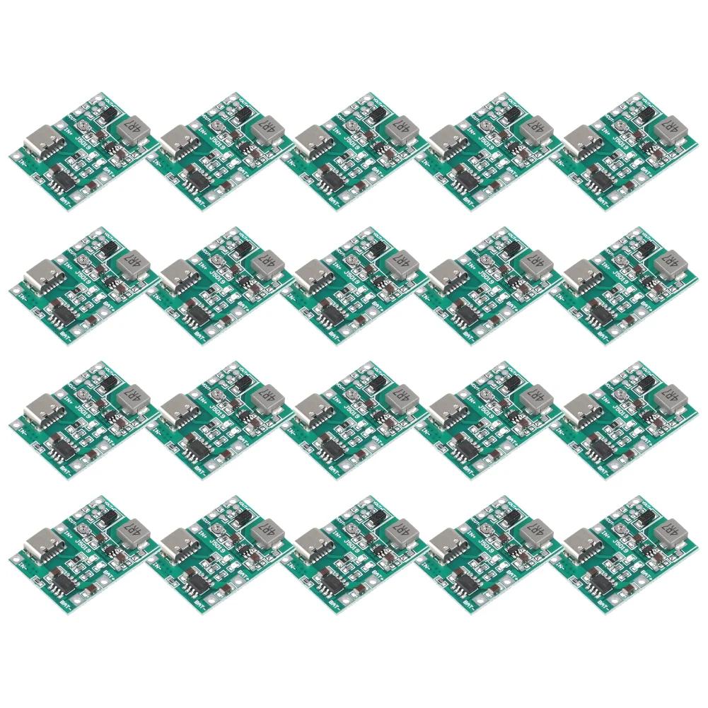 5-50pcs Type-C TP4056 5V 2A Li-ion 18650 Lithium Battery Charger Module DC-DC Charger Discharge Power Board Step Up Boost Module