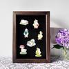 Cute Round Duck Animal Soft Magnetic Stickers - 20-Piece Set for Home and Refrigerator Decoration