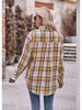 Women's 2024 Oversize Loose Plaid Shirt - European & American Casual Autumn/Winter Fashion