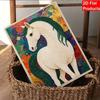 5D Pearl Painting Handmade DIY Elegant Horse Home Office Desktop Decoration Painting