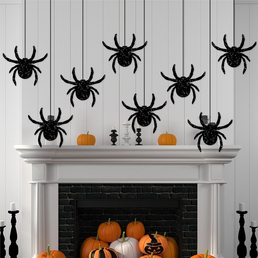 Decoration Halloween Letter Flag Scene Layout Spider Wall Decoration Background Decoration