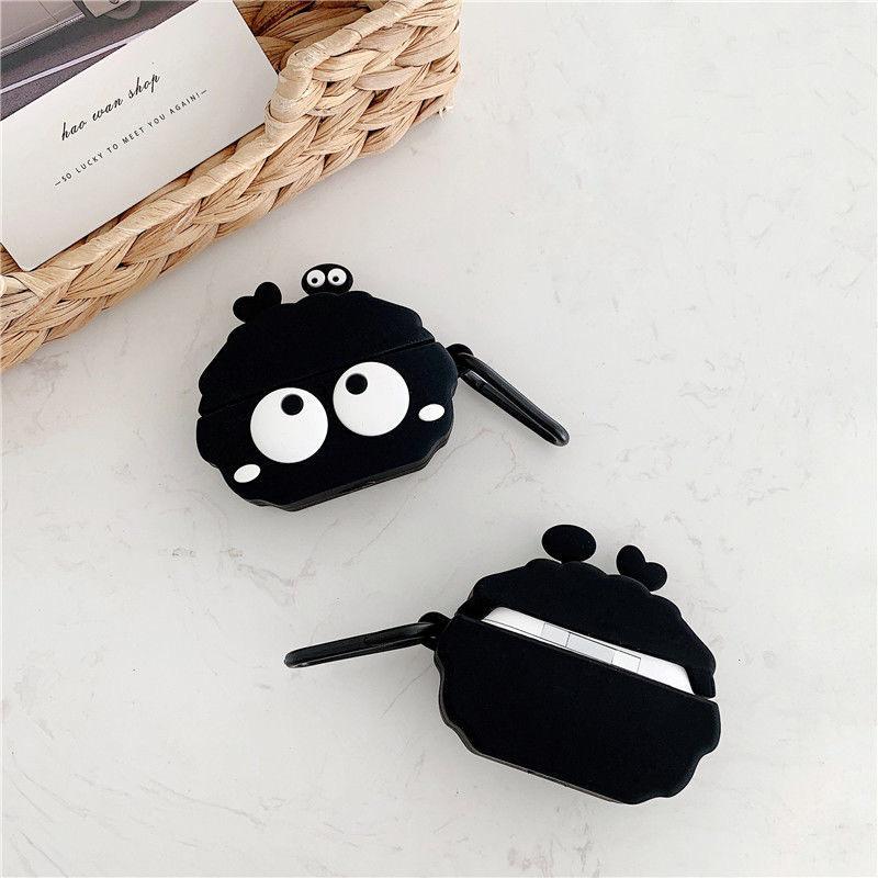 Cute Cartoon Briquettes Silicone Case For AirPods 2 3 4 Pro 2 Pro3 Earphone Protective Cover