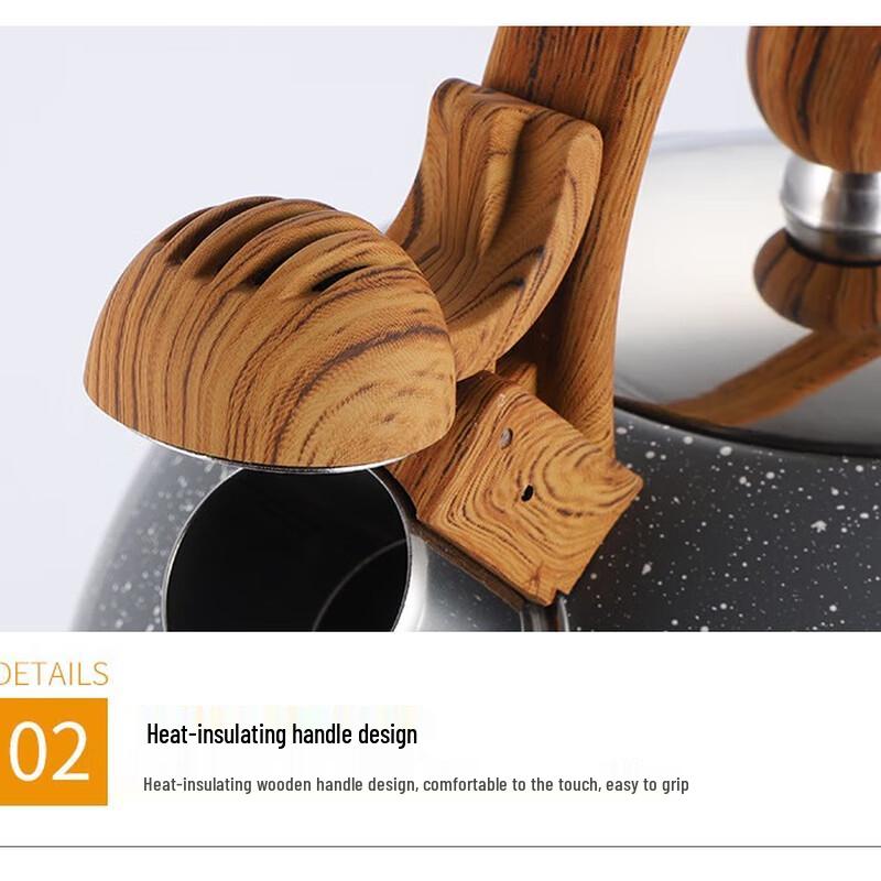 2.5L Stainless Steel Whistling Tea Kettle