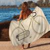 Bianchi Asciugamano Microfibra Asciugamano da Spiaggia Assorbente Asciugatura Rapida Morbido Yoga Nuoto Resort Arrampicata Asciugamano