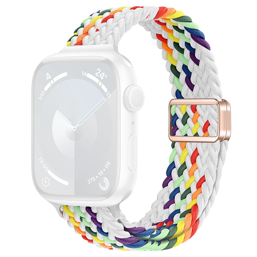KALEBOL Braided Watch Strap For Apple Watch Series 10 Ultra 9 8 7 SE 6 5 4 3 2 1 46mm 49mm 45mm 44mm Magnetic Nylon Wristbands