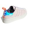 adidas Womens Superstar Bold 'Icey Pink' (women's sizes) Cloud White / Signal Coral / Icey Pink Skateboard Shoes FW8084