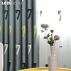 1PC LOZUJOJU Fashionable and Minimalist 70-80% Blackout Degree Embroidered Blackout Curtains for Bedroom Living Room Home Decor