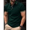 Herren Slim Fit Kurzarm Poloshirt, Stilvoll für Freizeit und Alltag