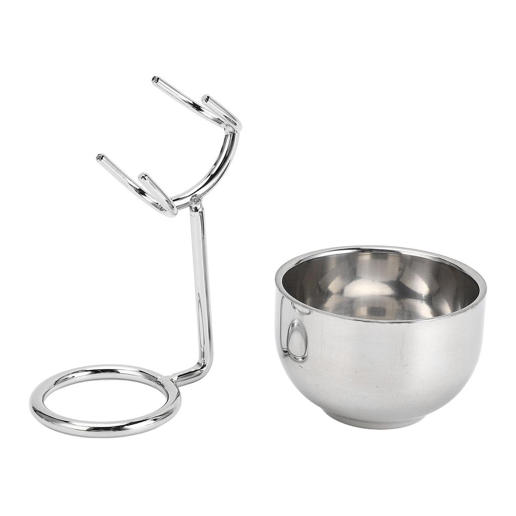 Rasierhalter und Seifenschale für Friseur, Badezimmer, Duschraum, Männer, Rasierseifenschale, Ständer, Pinsel-Set