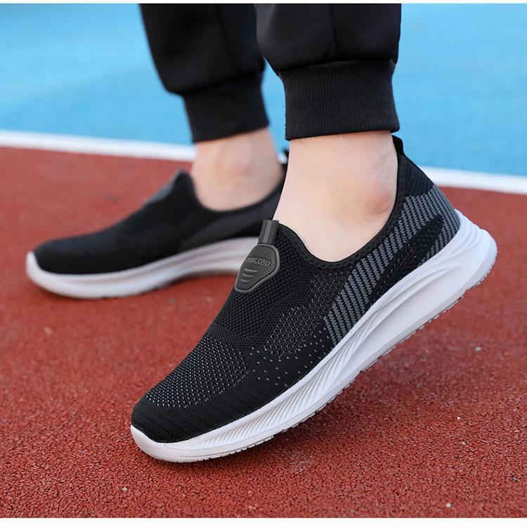 

Mesh breathable one-pedal middle-aged and elderly shoes men s casual shoes dad shoes walking soft-soled shoes women s shoes mother lightweight 45