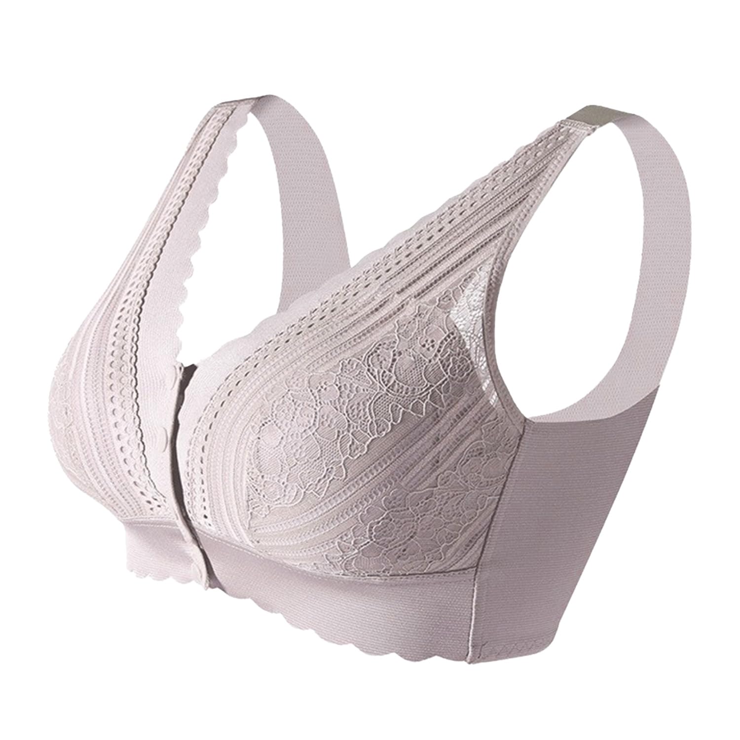

MY button lace bra for breast cancer size XS [KISS LIFE] Front-opening patients, padded, pink, (kml800637a1)