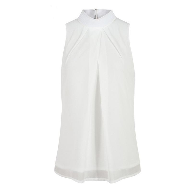 

Женская однотонная летняя шифоновая блузка, футболка, офисная рубашка, повседневная