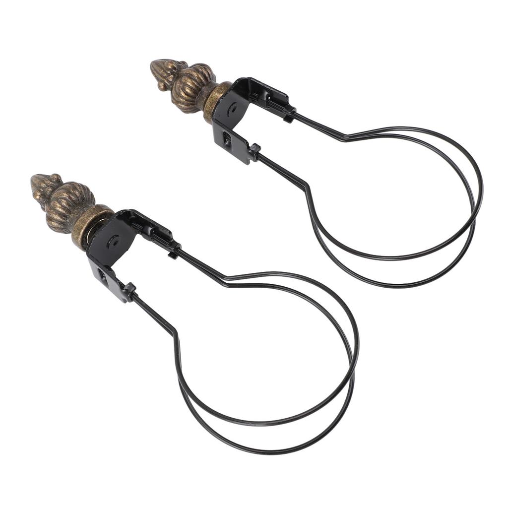 2pcs Lamp Bulb Clip Adapter Modern Stylish Metal Lampshade Holder Adapter Clip On Lampshade Adapter for Living Room Bedroom